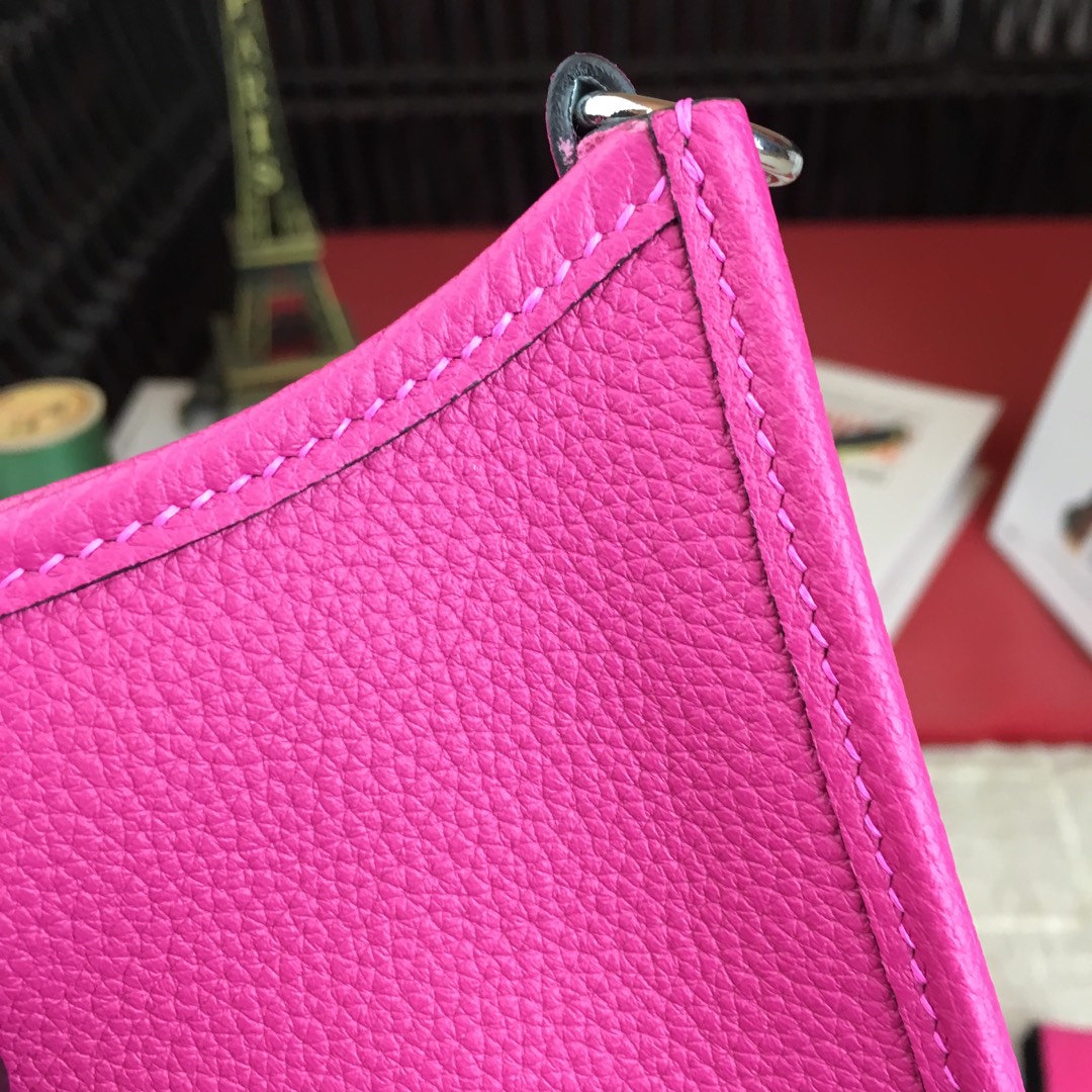 에르메스 미니 에블린16 매그놀리아 은장